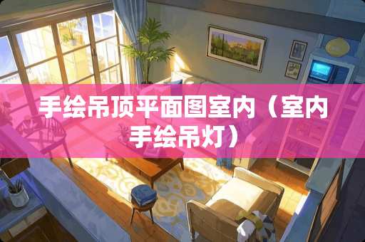 手绘吊顶平面图室内（室内手绘吊灯）
