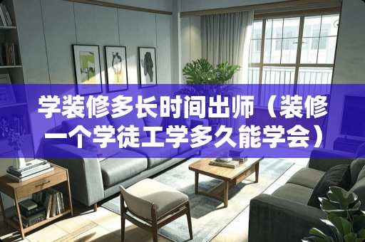 学装修多长时间出师（装修一个学徒工学多久能学会）