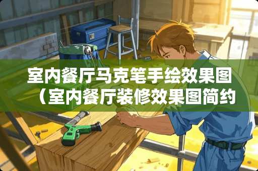 室内餐厅马克笔手绘效果图（室内餐厅装修效果图简约）