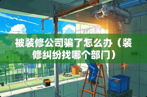被装修公司骗了怎么办（装修纠纷找哪个部门）