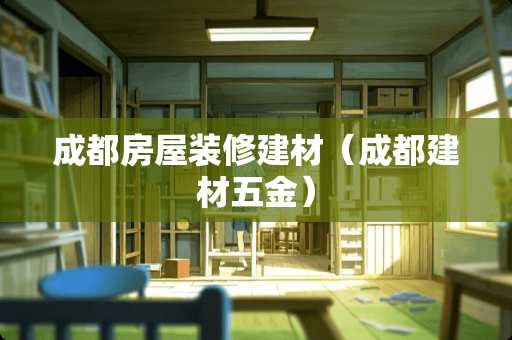 成都房屋装修建材（成都建材五金）