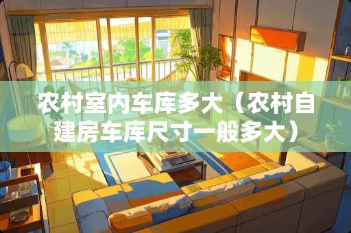 农村室内车库多大（农村自建房车库尺寸一般多大）