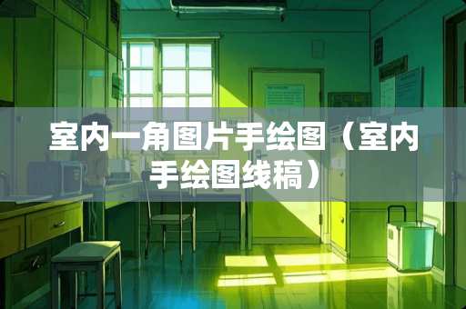 室内一角图片手绘图（室内手绘图线稿）