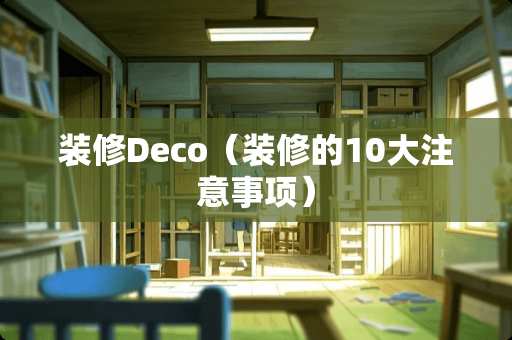 装修Deco（装修的10大注意事项）