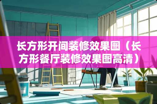 长方形开间装修效果图（长方形餐厅装修效果图高清）