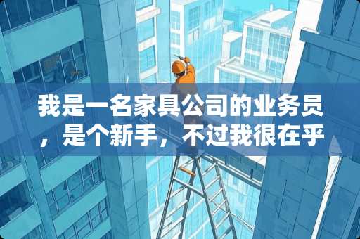 我是一名家具公司的业务员，是个新手，不过我很在乎这工作。应该怎样做好这个工作呢？