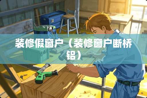装修假窗户（装修窗户断桥铝）