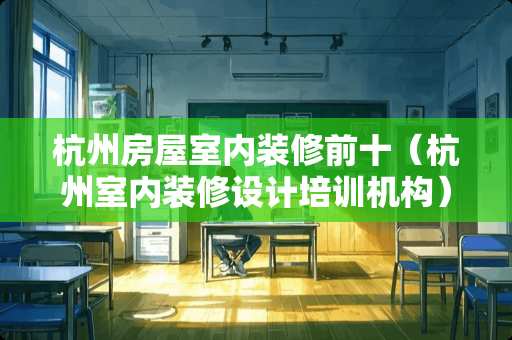 杭州房屋室内装修前十（杭州室内装修设计培训机构）