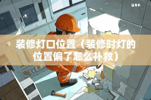 装修灯口位置（装修时灯的位置偏了怎么补救）