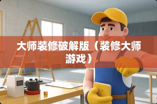 大师装修破解版（装修大师游戏）