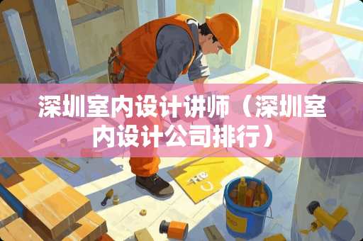 深圳室内设计讲师（深圳室内设计公司排行）