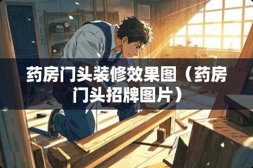 药房门头装修效果图（药房门头招牌图片）