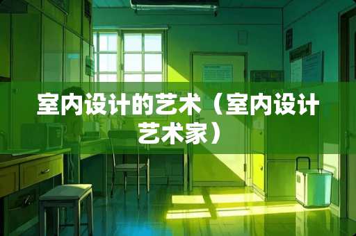 室内设计的艺术（室内设计艺术家）