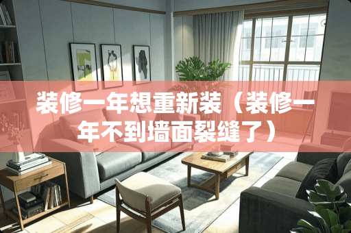 装修一年想重新装（装修一年不到墙面裂缝了）