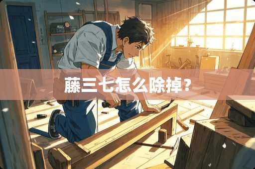 藤三七怎么除掉？