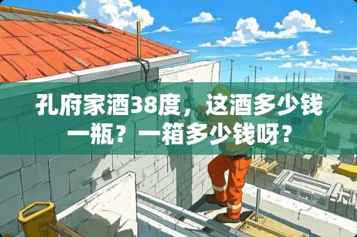 孔府家酒38度，这酒多少钱一瓶？一箱多少钱呀？