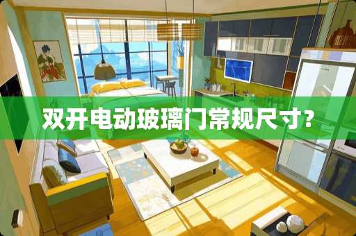 双开电动玻璃门常规尺寸？