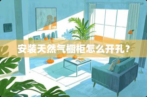 安装天然气橱柜怎么开孔？