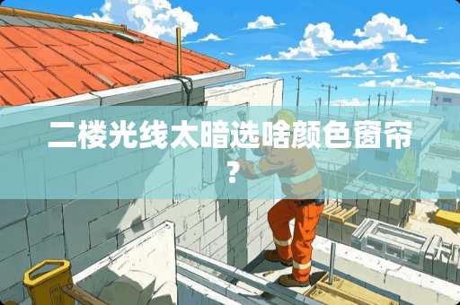 二楼光线太暗选啥颜色窗帘？