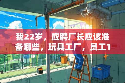 我22岁，应聘厂长应该准备哪些，玩具工厂，员工100名左右？