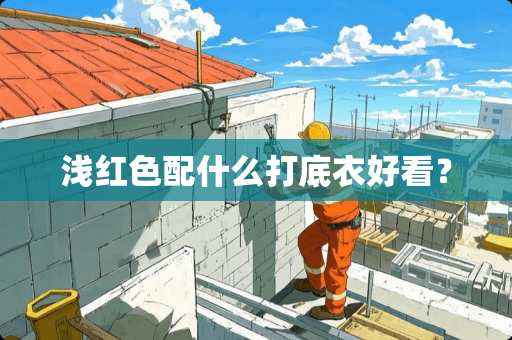 浅红色配什么打底衣好看？