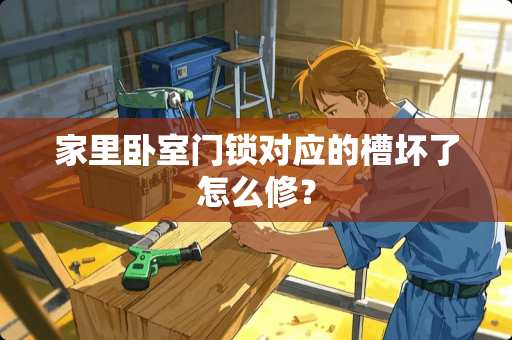 家里卧室门锁对应的槽坏了怎么修？