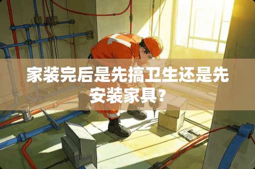 家装完后是先搞卫生还是先安装家具？