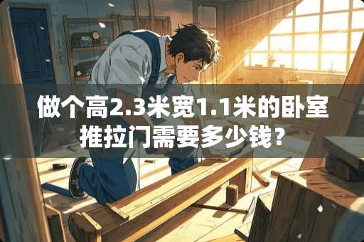做个高2.3米宽1.1米的卧室推拉门需要多少钱？