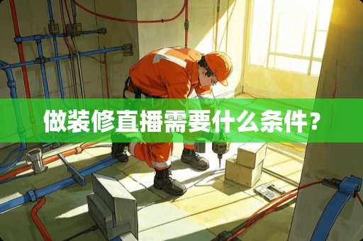 做装修直播需要什么条件？
