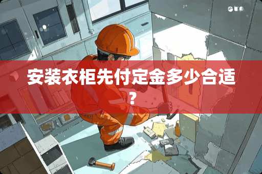 安装衣柜先付定金多少合适？