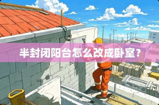 半封闭阳台怎么改成卧室？