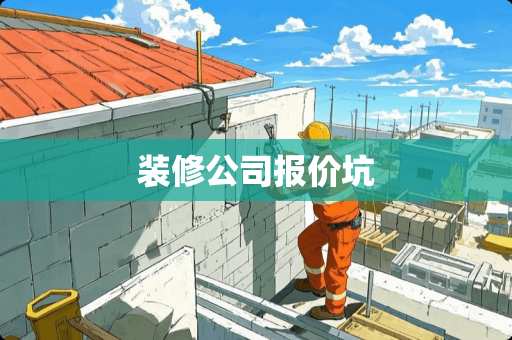 装修公司报价坑