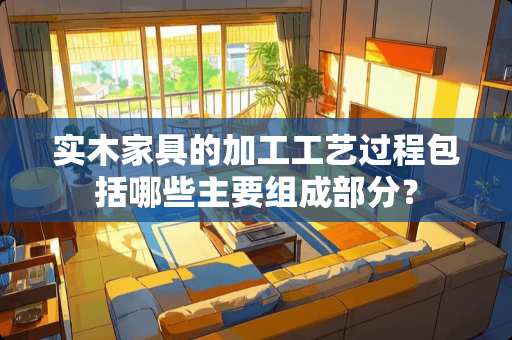 实木家具的加工工艺过程包括哪些主要组成部分？