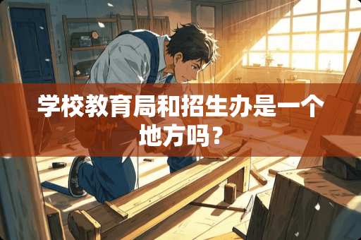 学校教育局和招生办是一个地方吗？