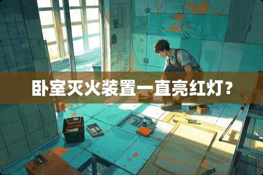 卧室灭火装置一直亮红灯？