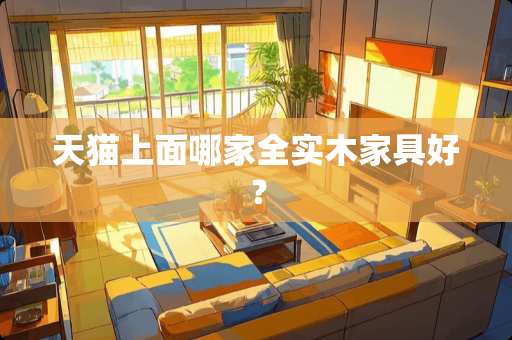 天猫上面哪家全实木家具好？