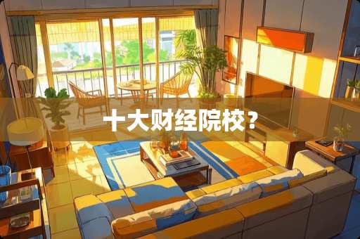 十大财经院校？