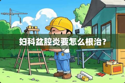 妇科盆腔炎要怎么根治？