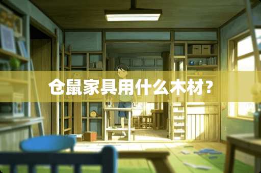 仓鼠家具用什么木材？