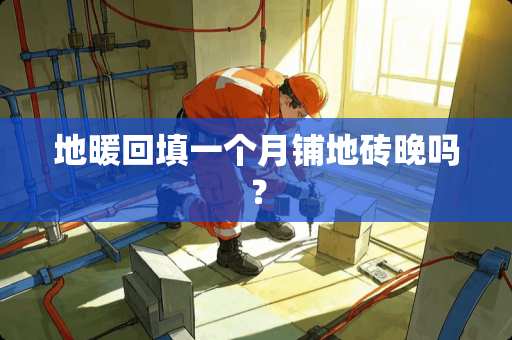 地暖回填一个月铺地砖晚吗? 地暖回填一个月铺地砖晚吗?