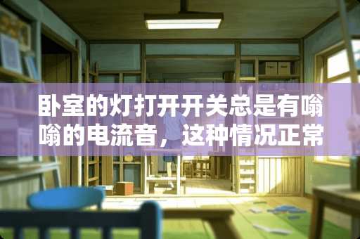 卧室的灯打开开关总是有嗡嗡的电流音，这种情况正常吗？怎么解决？