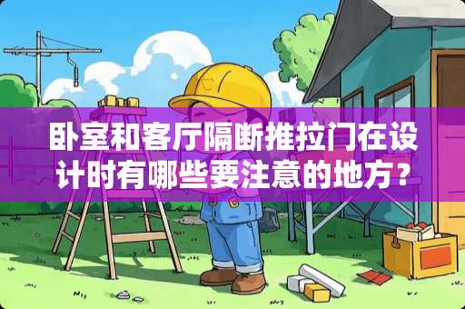 卧室和客厅隔断推拉门在设计时有哪些要注意的地方？