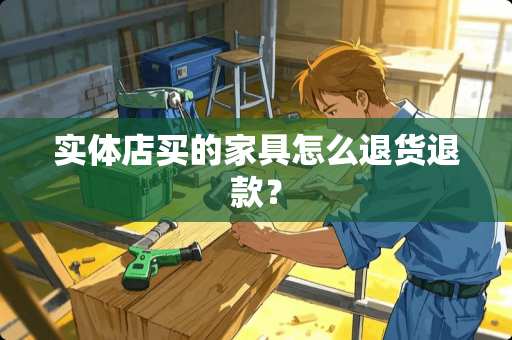 实体店买的家具怎么退货退款？