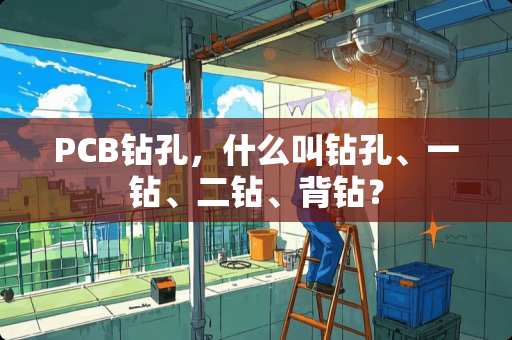 PCB钻孔，什么叫钻孔、一钻、二钻、背钻？