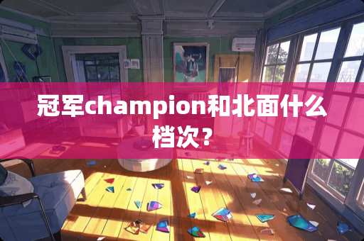 冠军champion和北面什么档次？