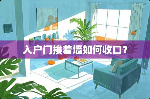 入户门挨着墙如何收口？
