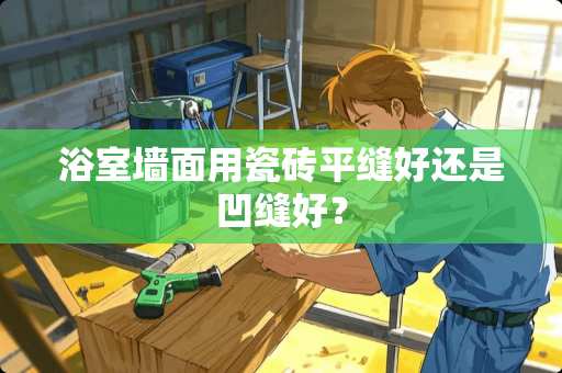 浴室墙面用瓷砖平缝好还是凹缝好？