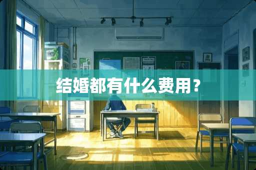 结婚都有什么费用？