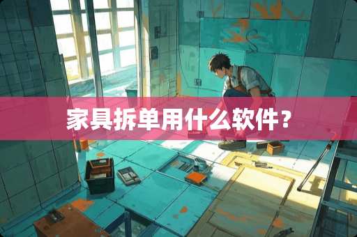 家具拆单用什么软件？