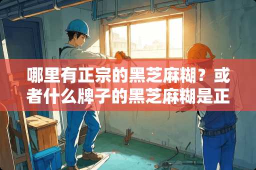 哪里有正宗的黑芝麻糊？或者什么牌子的黑芝麻糊是正宗的？